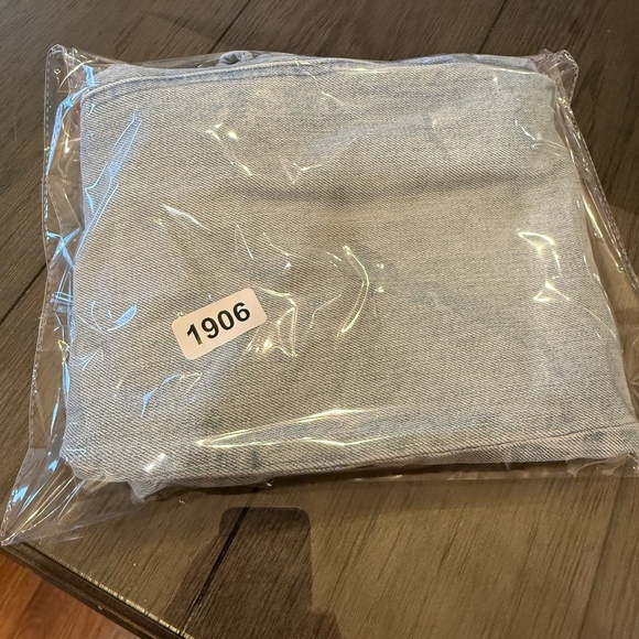 Denim Forum The Arlo Hi-Rise Straight Jean Blue 31906 - Picture 15 of 15